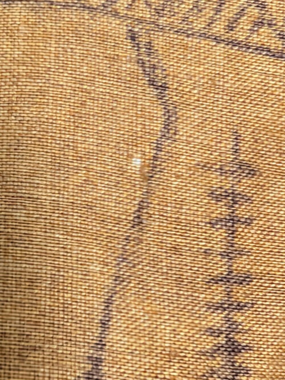 Lauren Ralph Lauren Vintage Womens Size 6 Tan Linen Aztec Tribal Wrap Tie Skirt - Picture 9 of 12